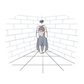 image of young person feeling overwhelmed by thoughts